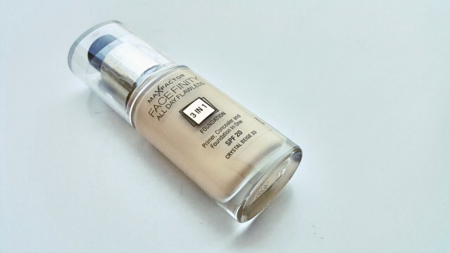 Max Factor Face Finity 3 in 1 foundation review