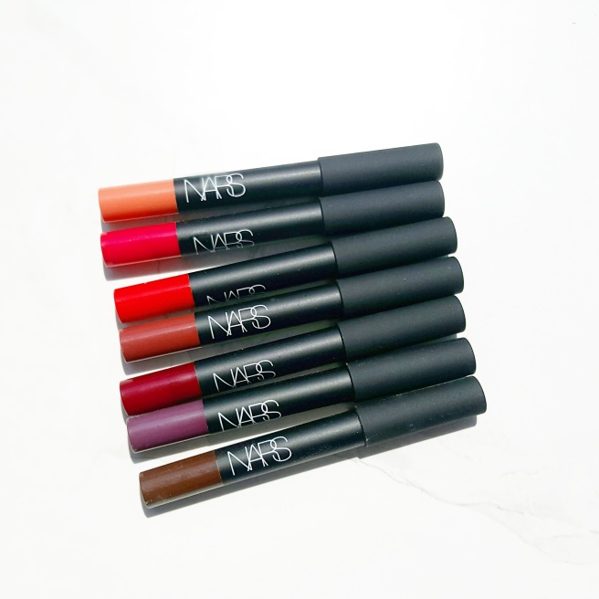 Nars Velvet Matte Lip Pencils new shades review and swatches 